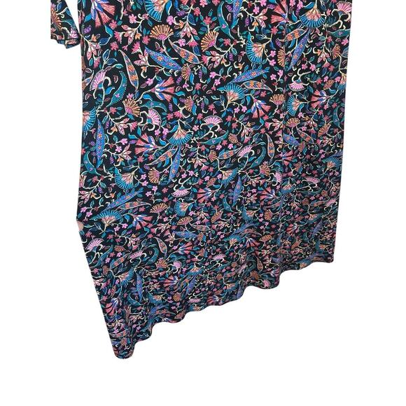 Salaam Lexi Dress Floral Knit Size M USA Made - Picture 4 of 5